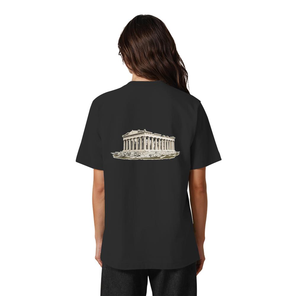 T-Shirt - Athen - Heavy Oversized Organic Shirt – Bild 4