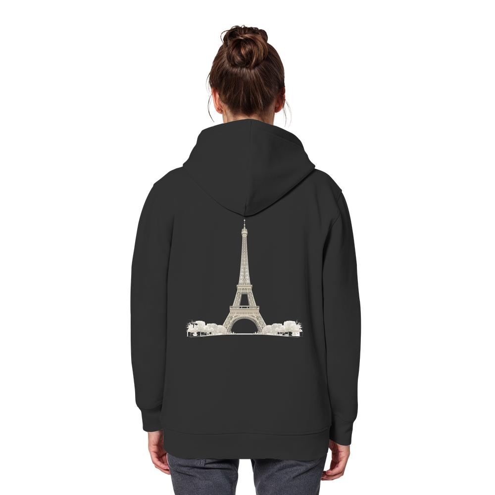 Hoodie - Paris - Organic Basic Hoodie – Bild 3