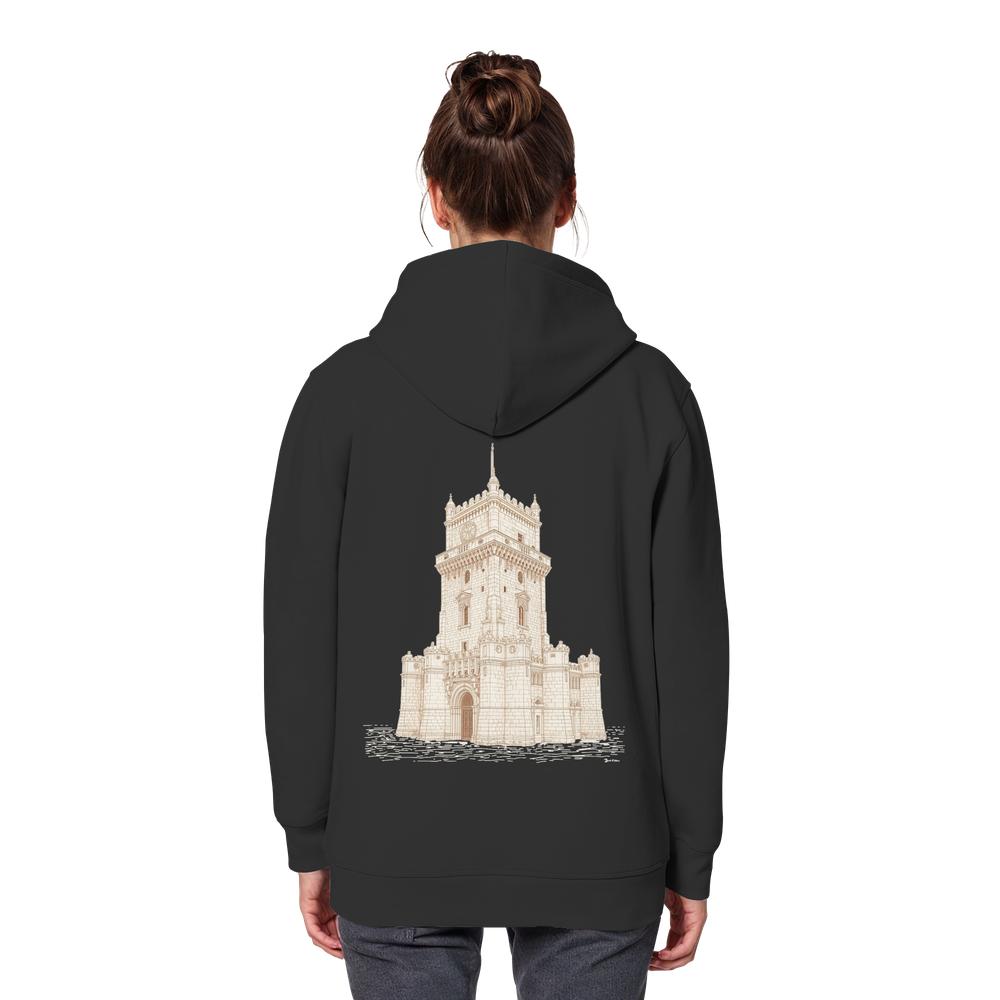 Hoodie - Lissabon - Organic Basic Hoodie – Bild 4