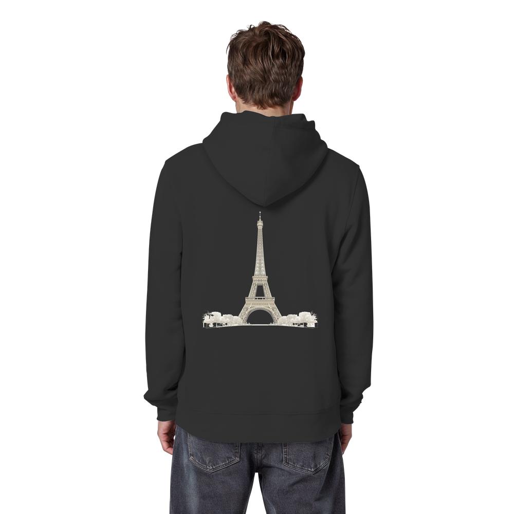 Hoodie - Paris - Organic Basic Hoodie – Bild 4