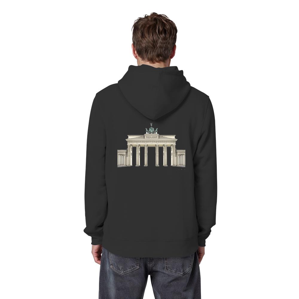 Hoodie - Berlin - Organic Basic Hoodie – Bild 5