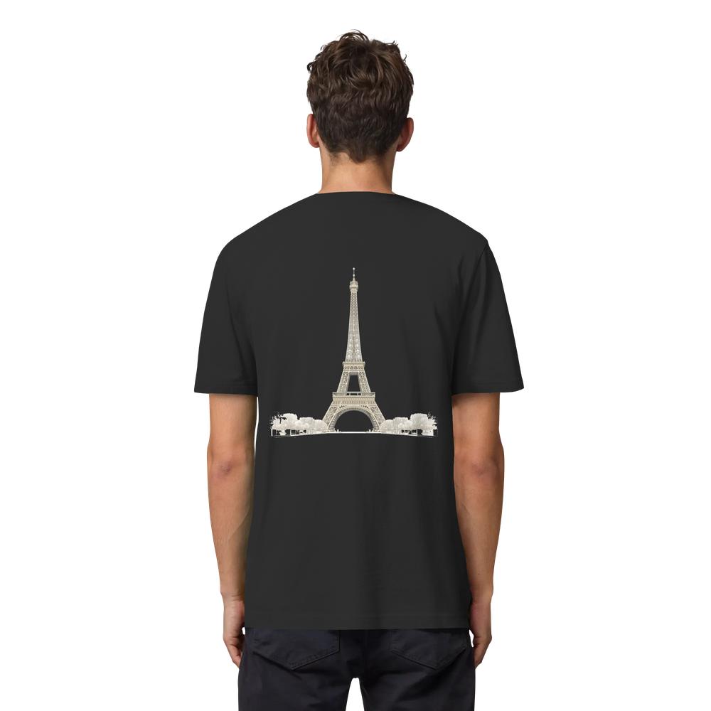 T-Shirt - Paris - Organic Heavy Shirt – Bild 6