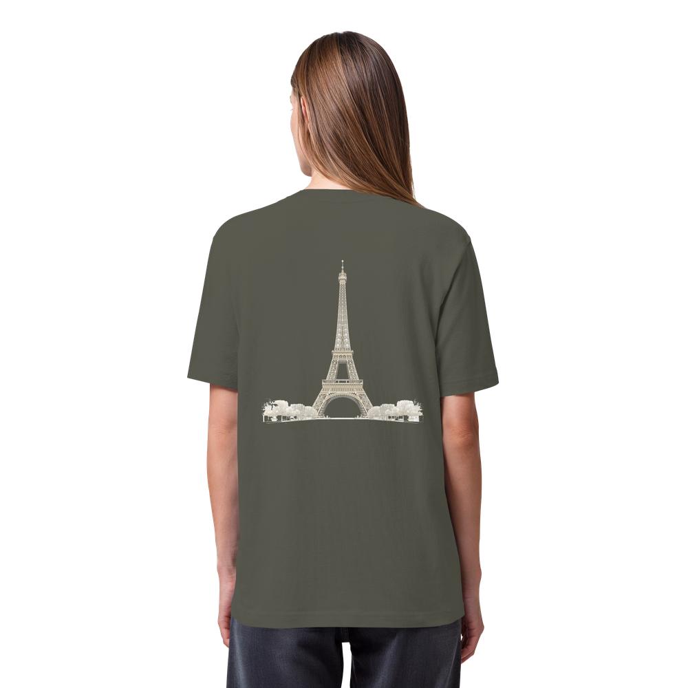 T-Shirt - Paris - Organic Heavy Shirt – Bild 20