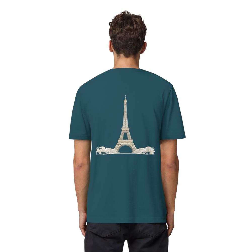 T-Shirt - Paris - Organic Heavy Shirt – Bild 84