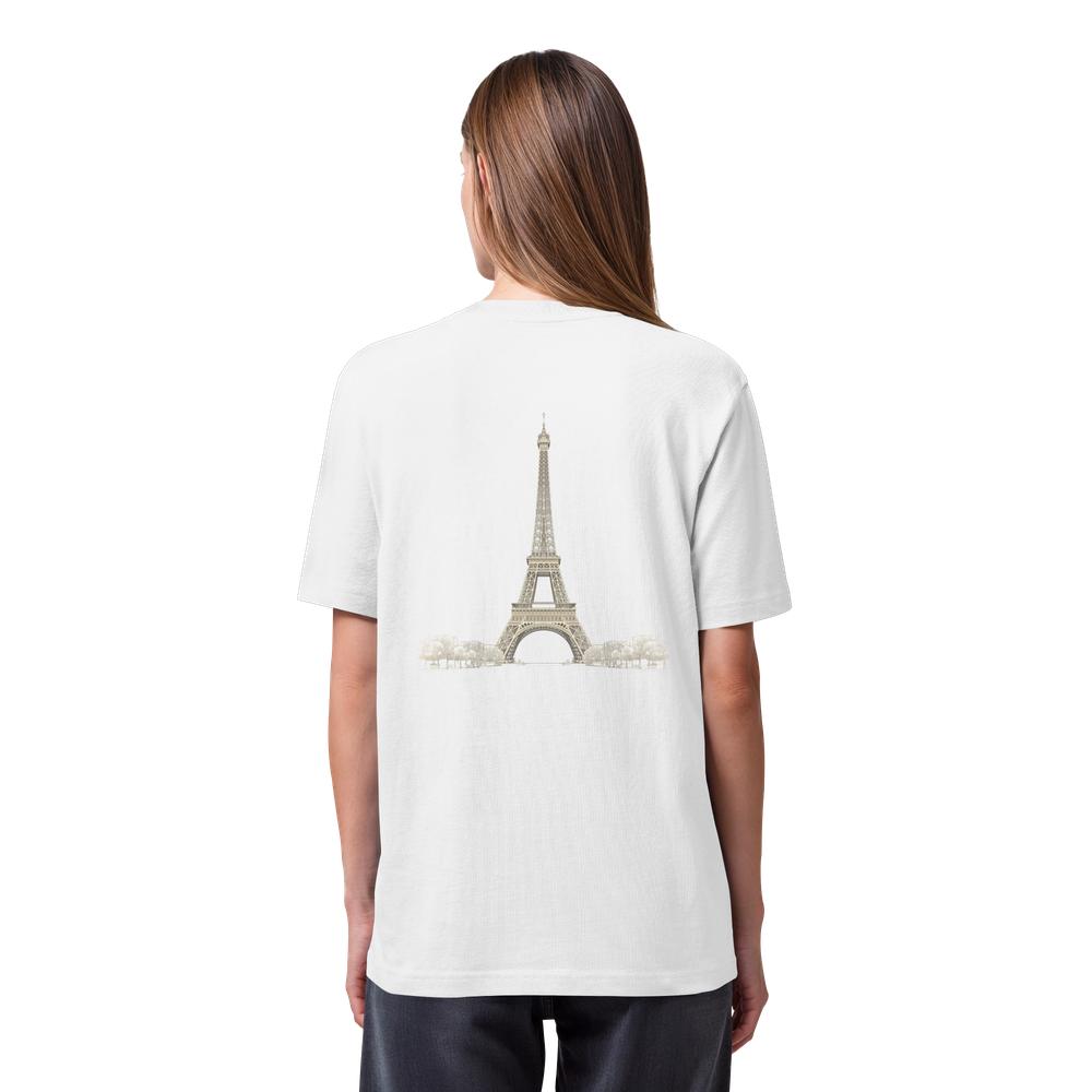 T-Shirt - Paris - Organic Heavy Shirt – Bild 11