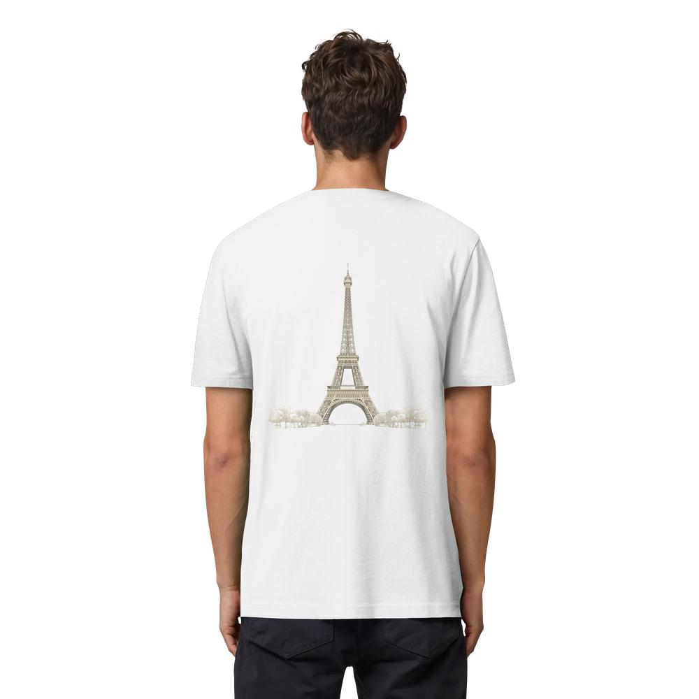 T-Shirt - Paris - Organic Heavy Shirt – Bild 12