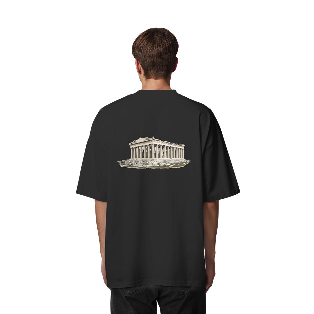 T-Shirt - Athen - Organic Oversize Shirt – Bild 2