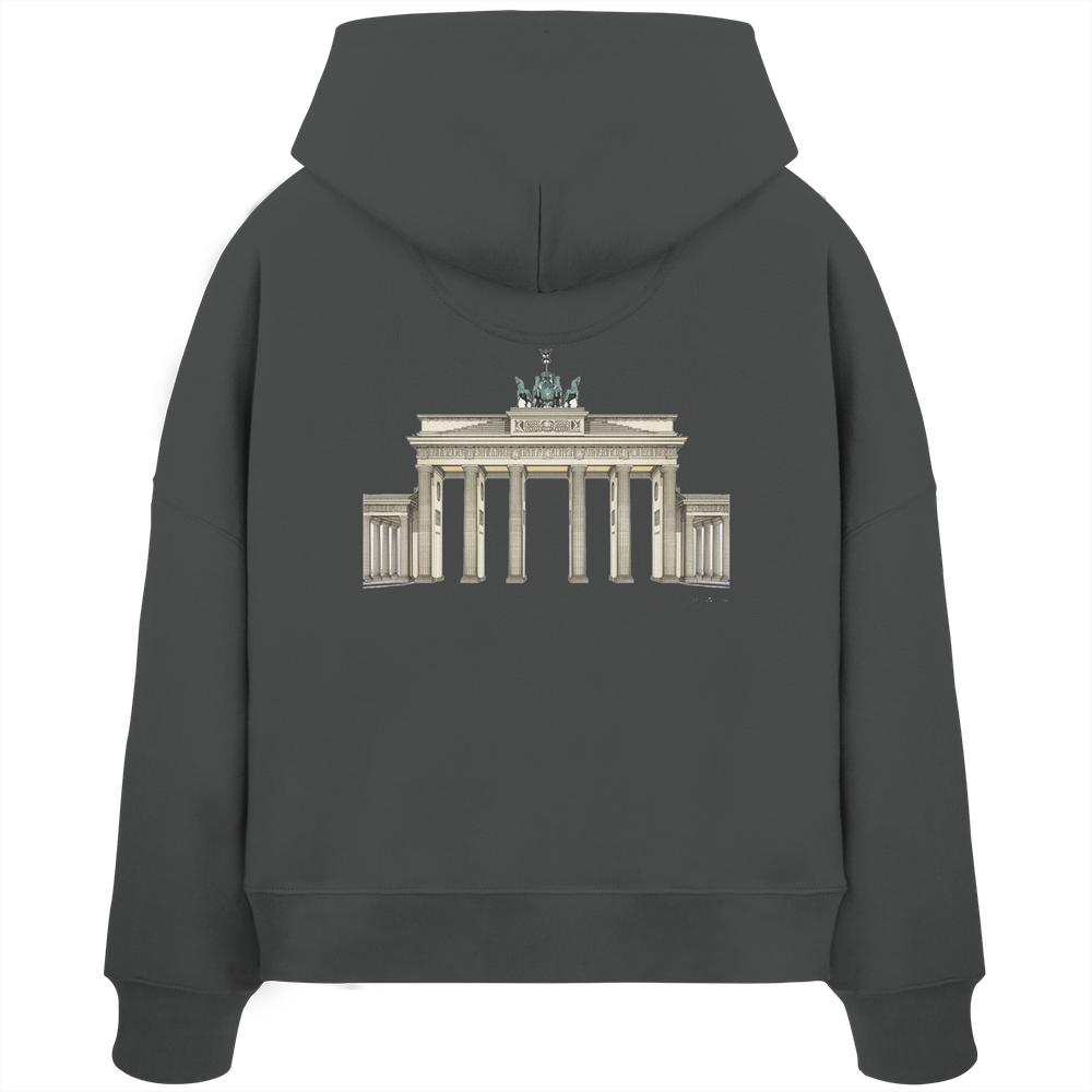 Hoodie - Berlin - Womens Organic Boxcut Hoodie – Bild 10