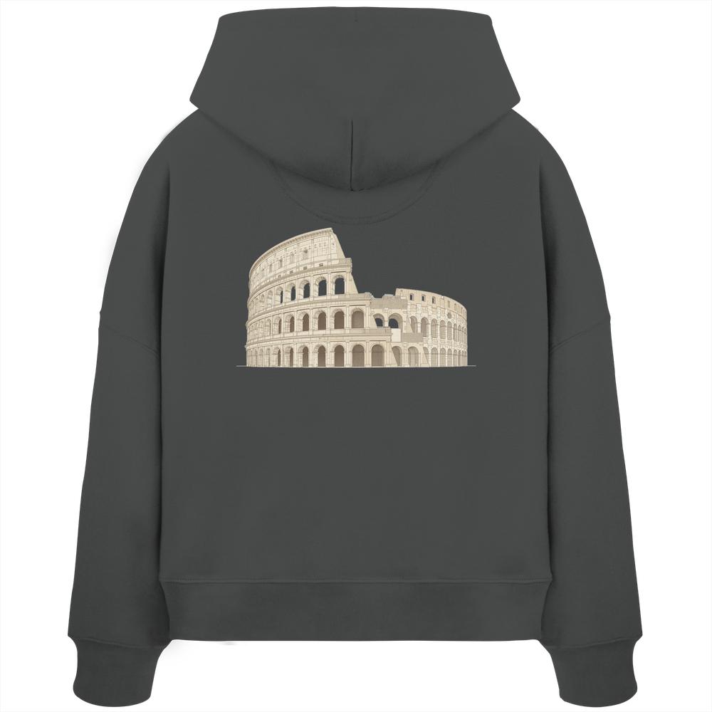 Hoodie - Rom - Womens Organic Boxcut Hoodie – Bild 10