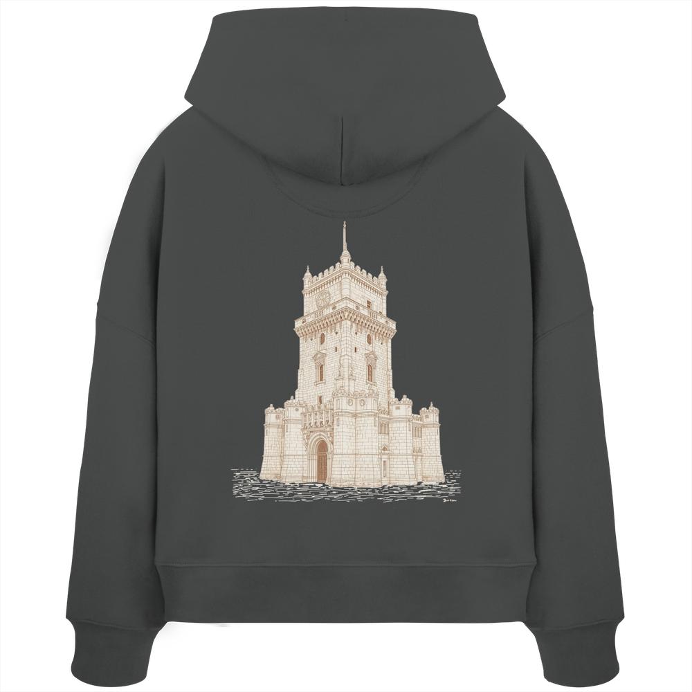 Hoodie - Lissabon - Womens Organic Boxcut Hoodie – Bild 10