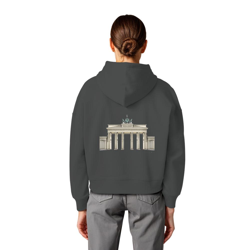 Hoodie - Berlin - Womens Organic Boxcut Hoodie – Bild 9
