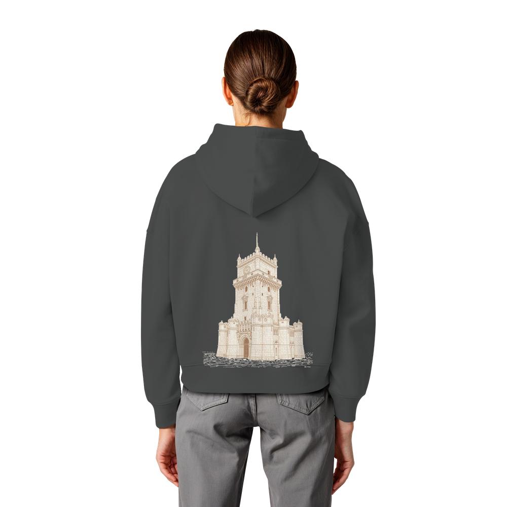 Hoodie - Lissabon - Womens Organic Boxcut Hoodie – Bild 9