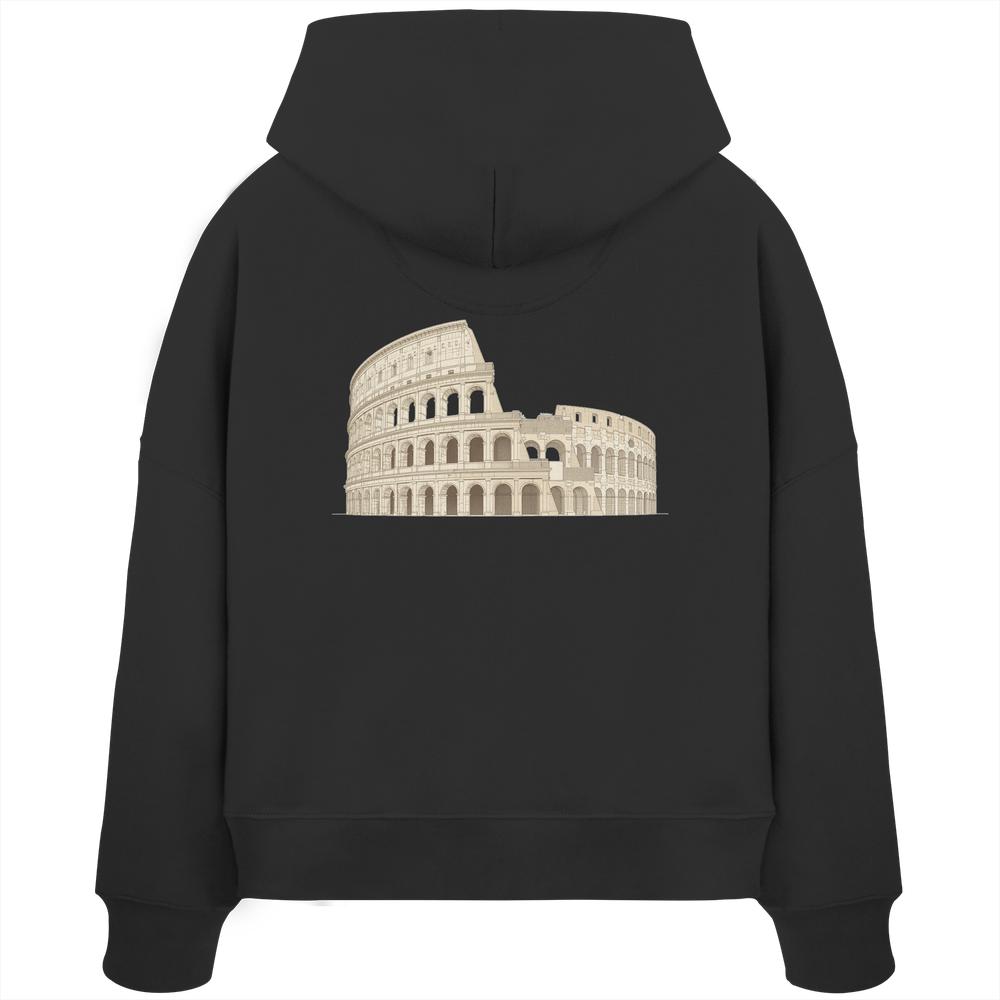 Hoodie - Rom - Womens Organic Boxcut Hoodie – Bild 3