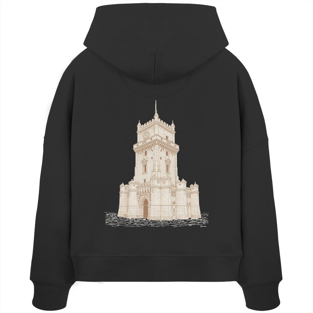 Hoodie - Lissabon - Womens Organic Boxcut Hoodie – Bild 3