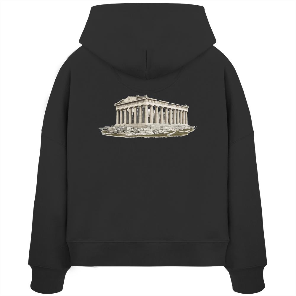Hoodie - Athen - Womens Organic Boxcut Hoodie – Bild 3