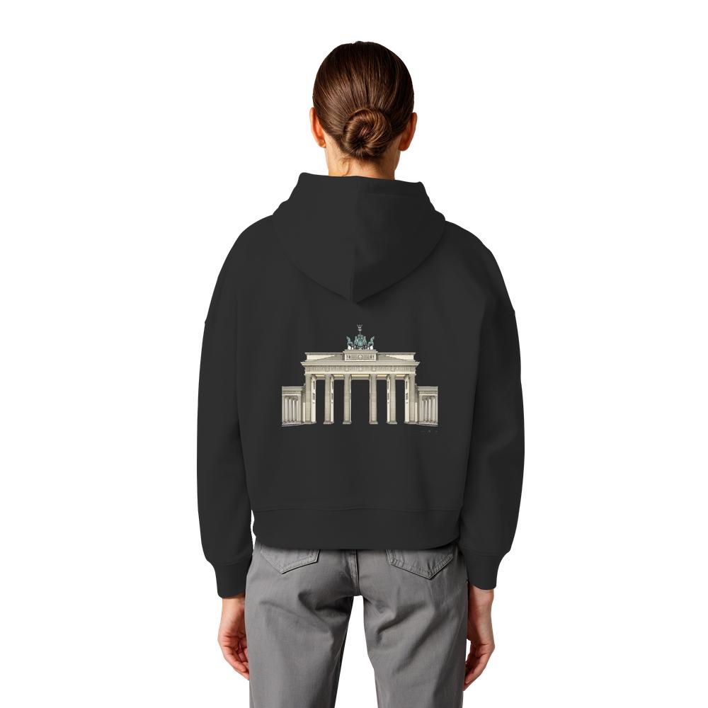 Hoodie - Berlin - Womens Organic Boxcut Hoodie – Bild 4