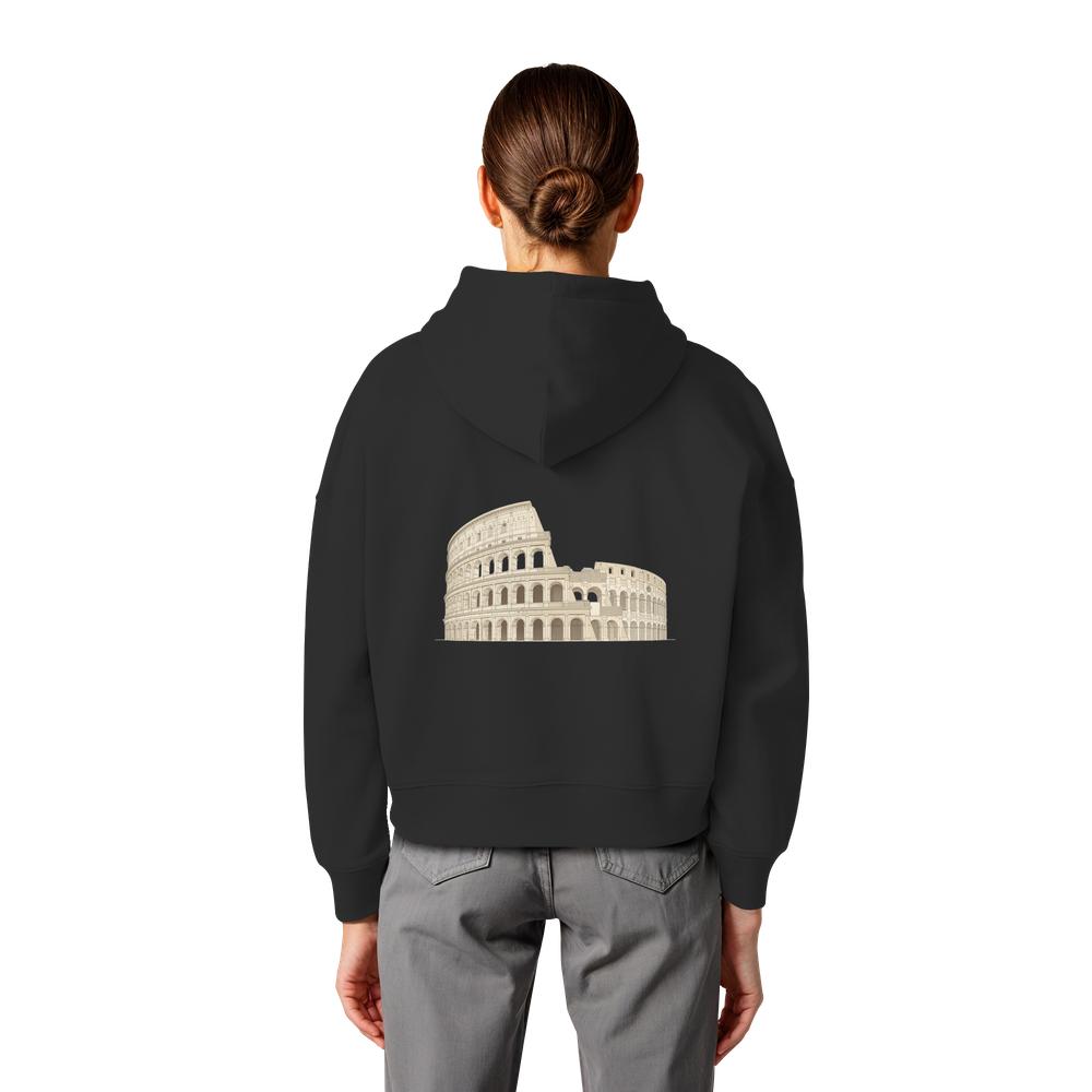 Hoodie - Rom - Womens Organic Boxcut Hoodie – Bild 4
