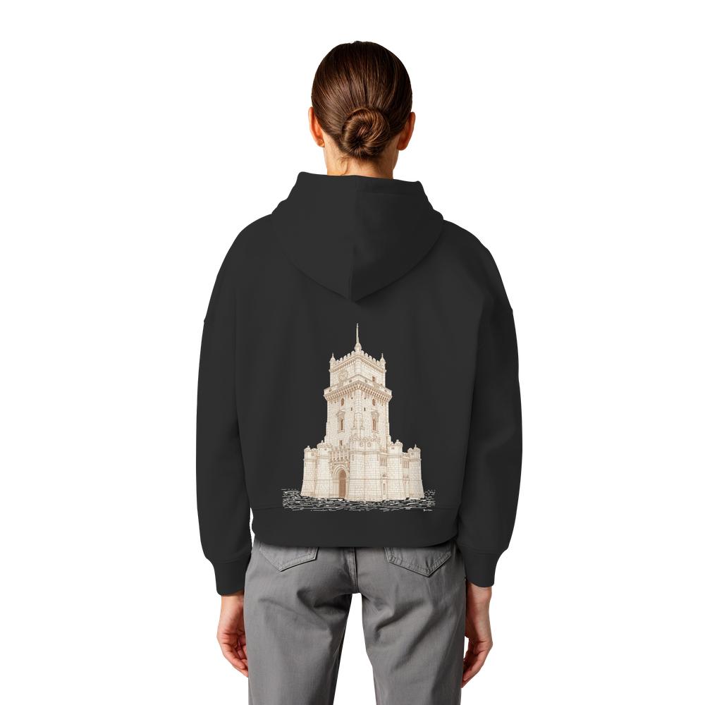 Hoodie - Lissabon - Womens Organic Boxcut Hoodie – Bild 2