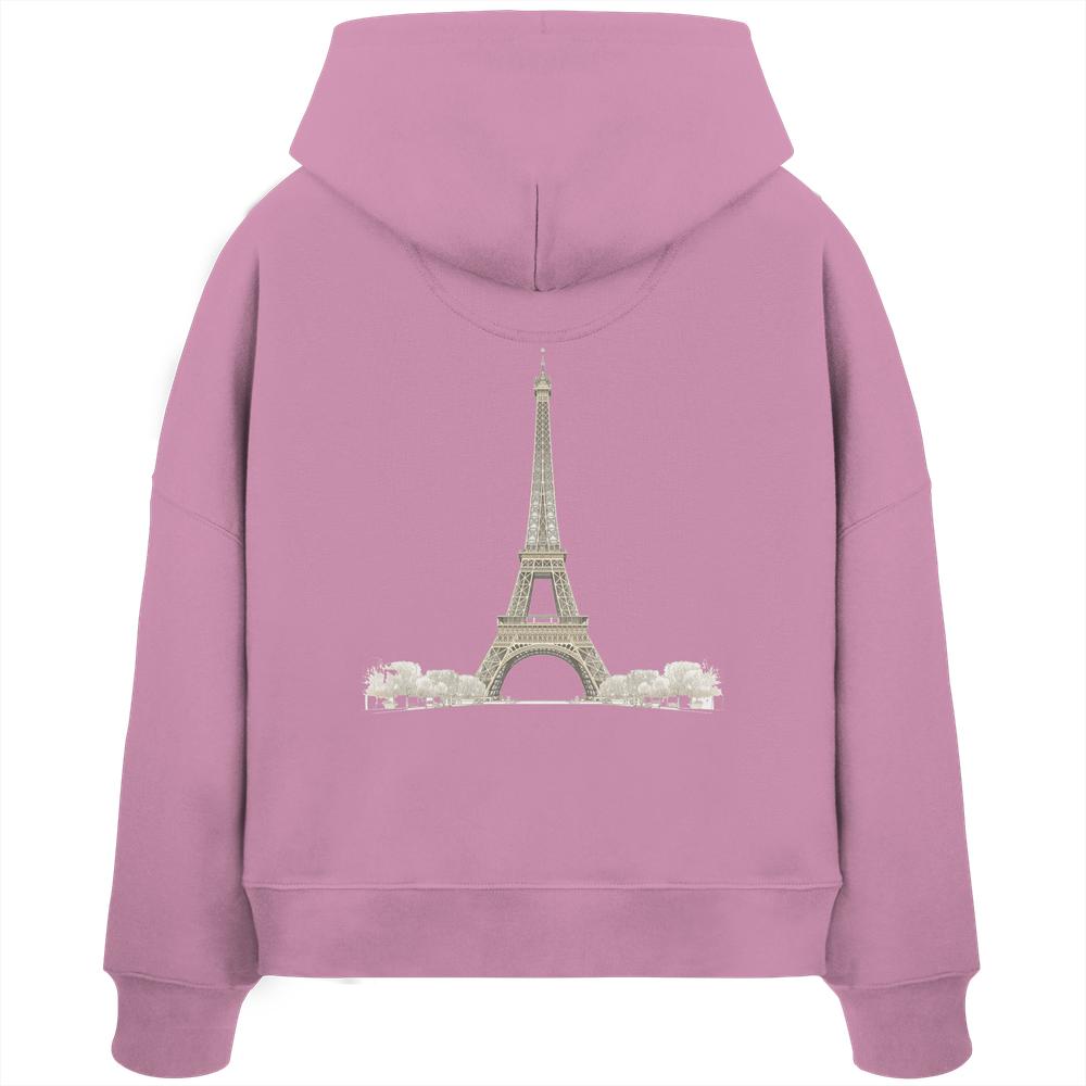Hoodie - Paris - Womens Organic Boxcut Hoodie – Bild 22