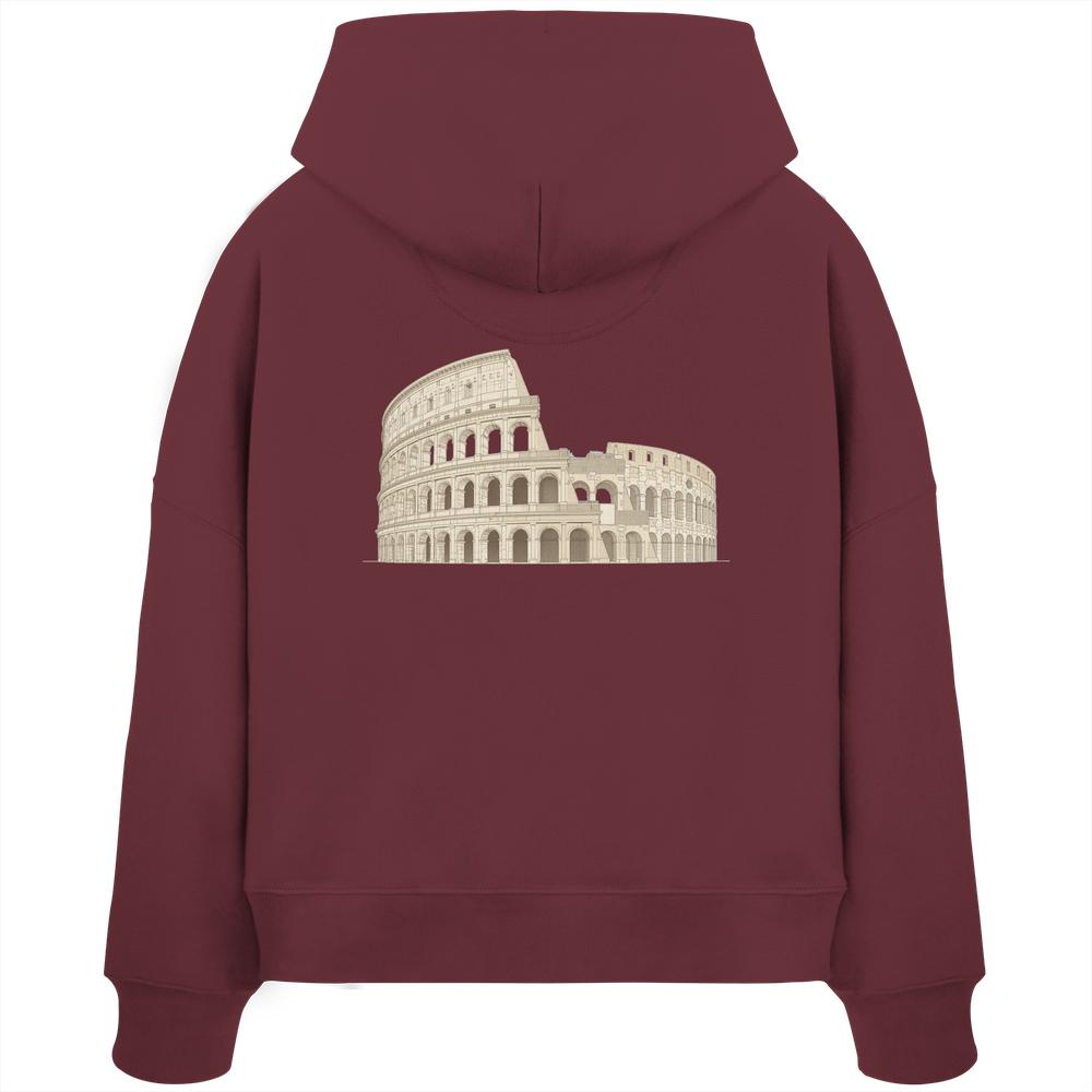 Hoodie - Rom - Womens Organic Boxcut Hoodie – Bild 15