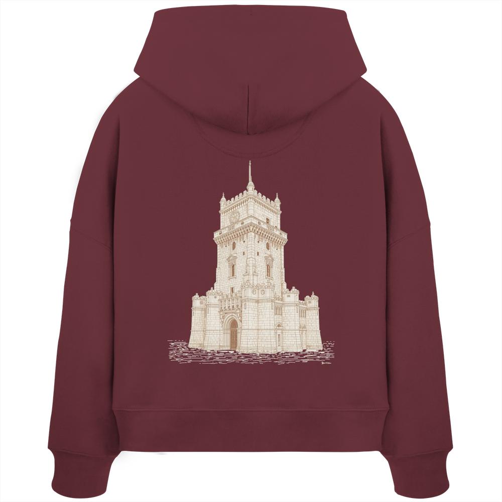 Hoodie - Lissabon - Womens Organic Boxcut Hoodie – Bild 15