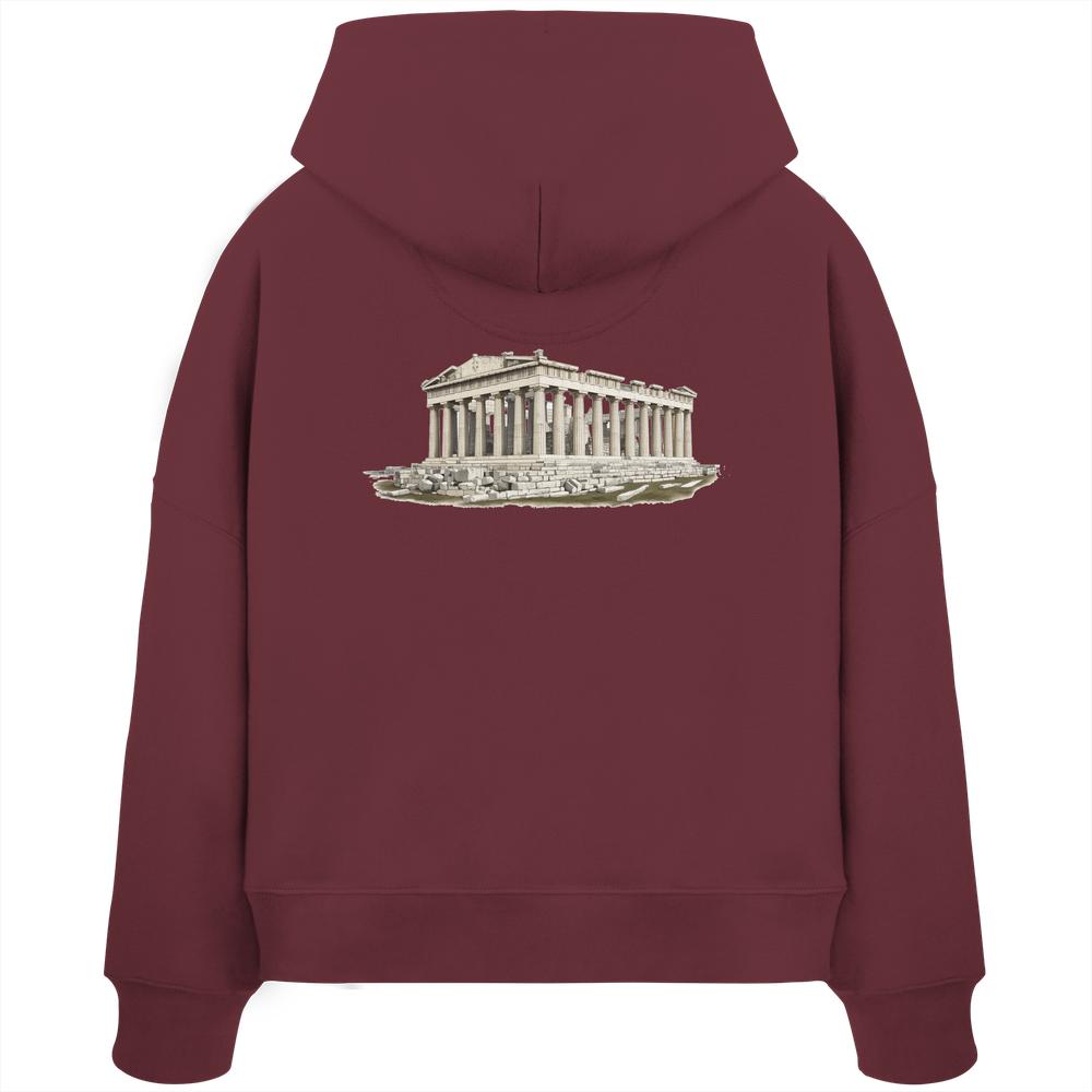 Hoodie - Athen - Womens Organic Boxcut Hoodie – Bild 15