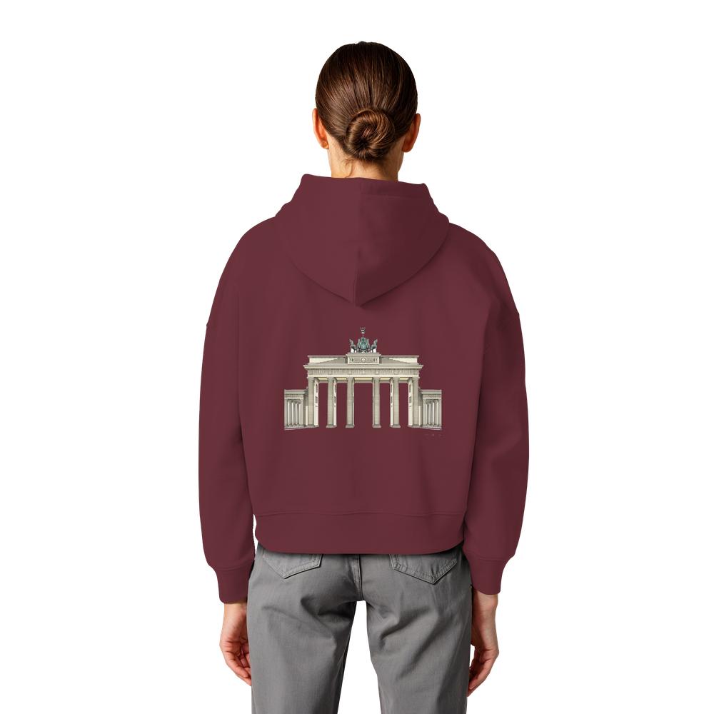 Hoodie - Berlin - Womens Organic Boxcut Hoodie – Bild 13