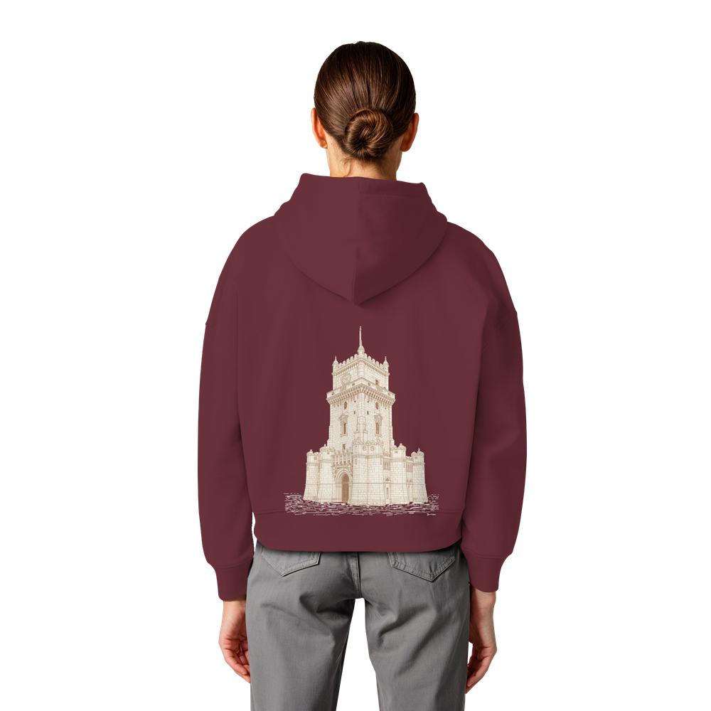 Hoodie - Lissabon - Womens Organic Boxcut Hoodie – Bild 14