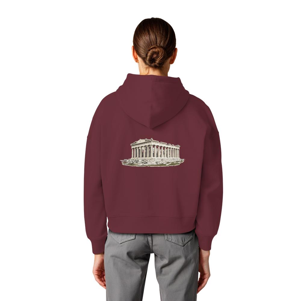 Hoodie - Athen - Womens Organic Boxcut Hoodie – Bild 14