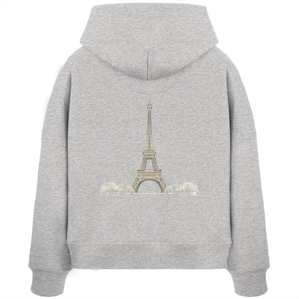 Hoodie - Paris - Womens Organic Boxcut Hoodie – Bild 6