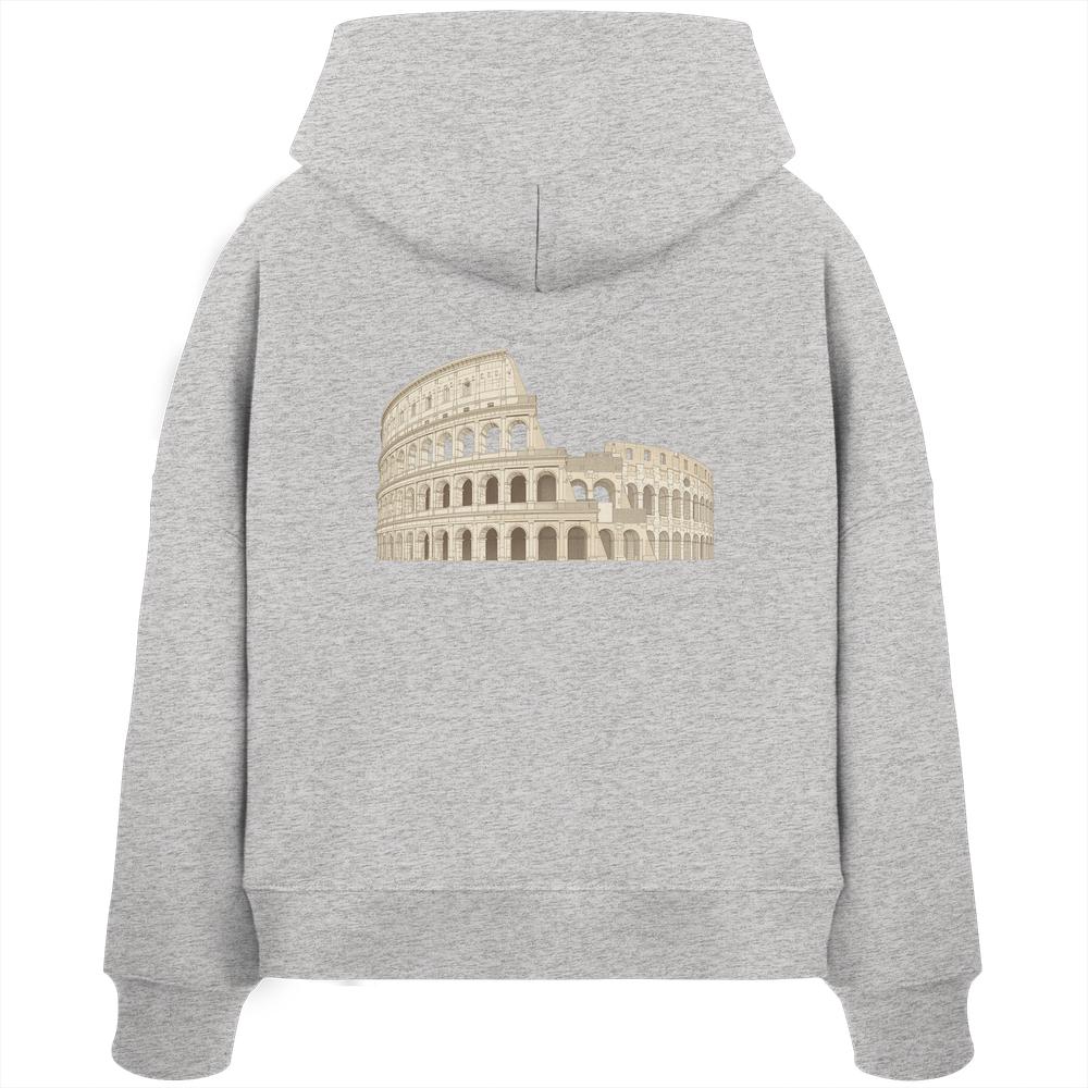 Hoodie - Rom - Womens Organic Boxcut Hoodie – Bild 6