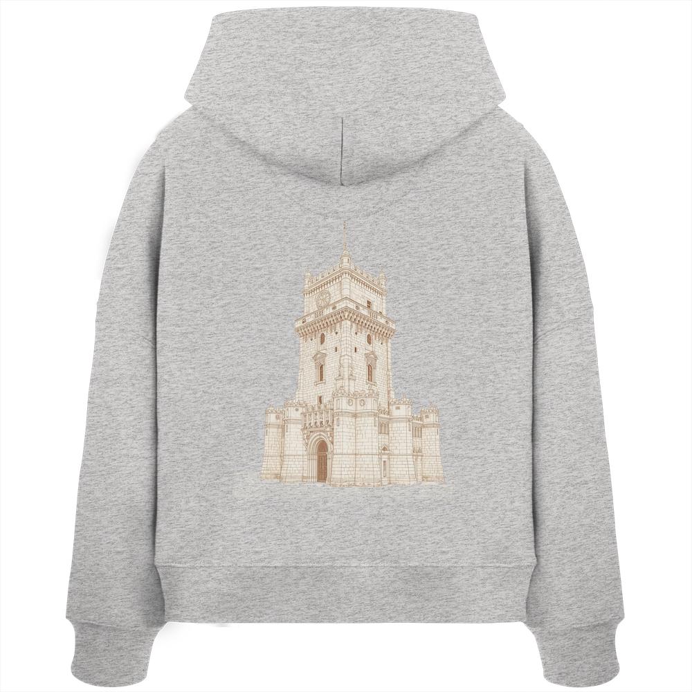 Hoodie - Lissabon - Womens Organic Boxcut Hoodie – Bild 6