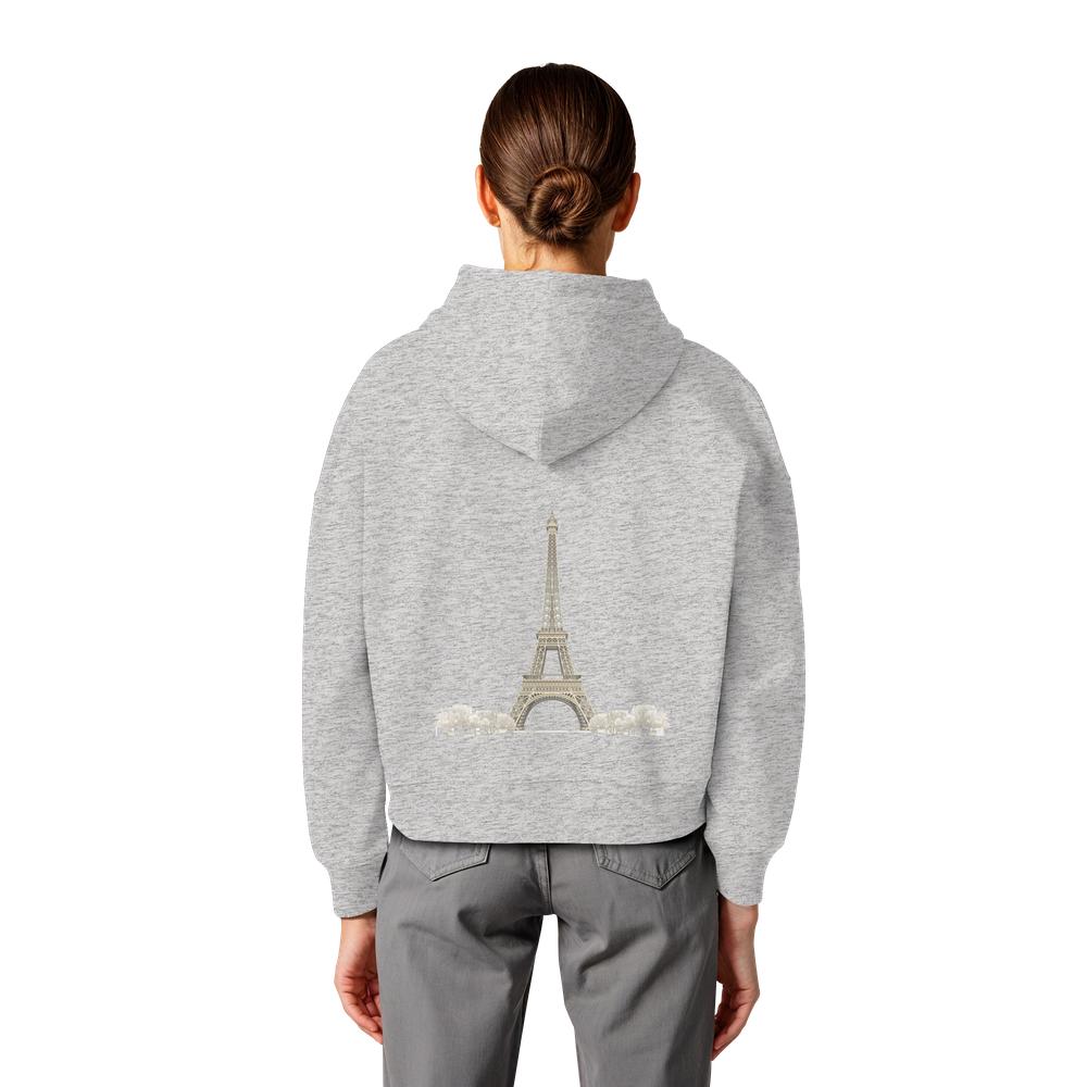 Hoodie - Paris - Womens Organic Boxcut Hoodie – Bild 5
