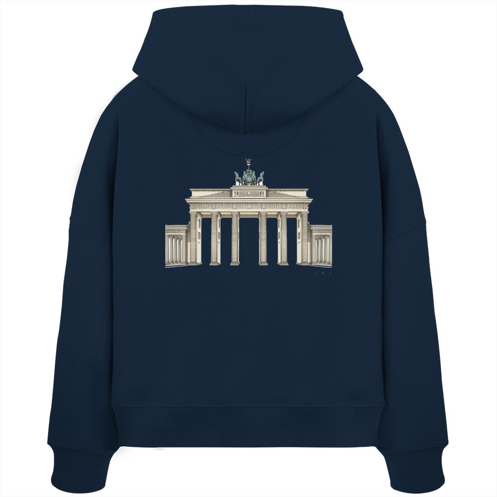 Hoodie - Berlin - Womens Organic Boxcut Hoodie – Bild 28