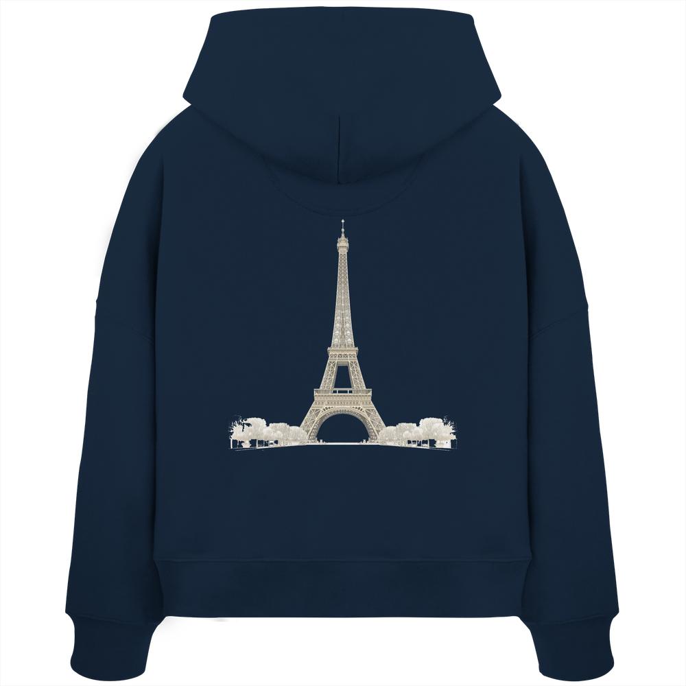 Hoodie - Paris - Womens Organic Boxcut Hoodie – Bild 28