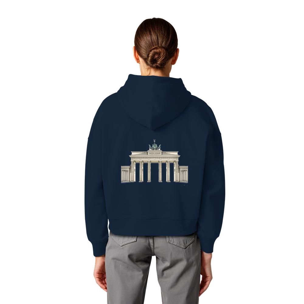 Hoodie - Berlin - Womens Organic Boxcut Hoodie – Bild 25