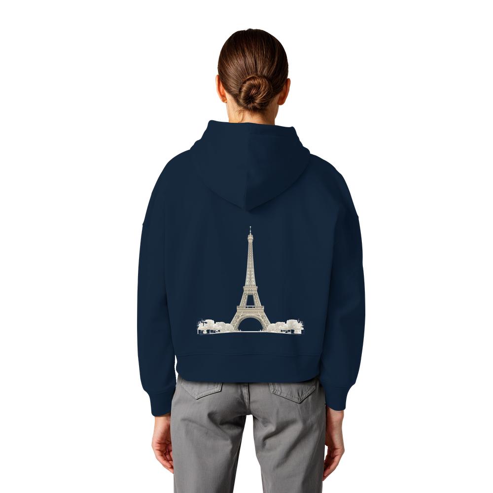 Hoodie - Paris - Womens Organic Boxcut Hoodie – Bild 25