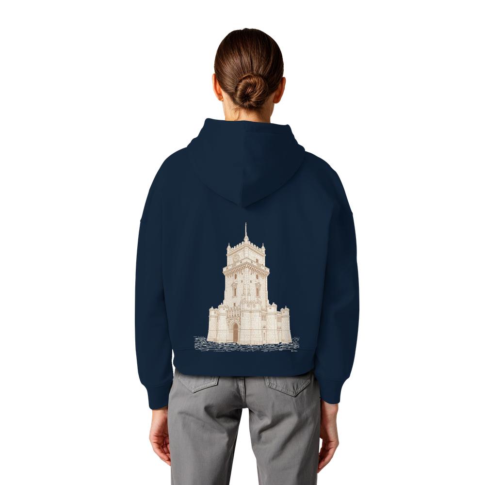 Hoodie - Lissabon - Womens Organic Boxcut Hoodie – Bild 25