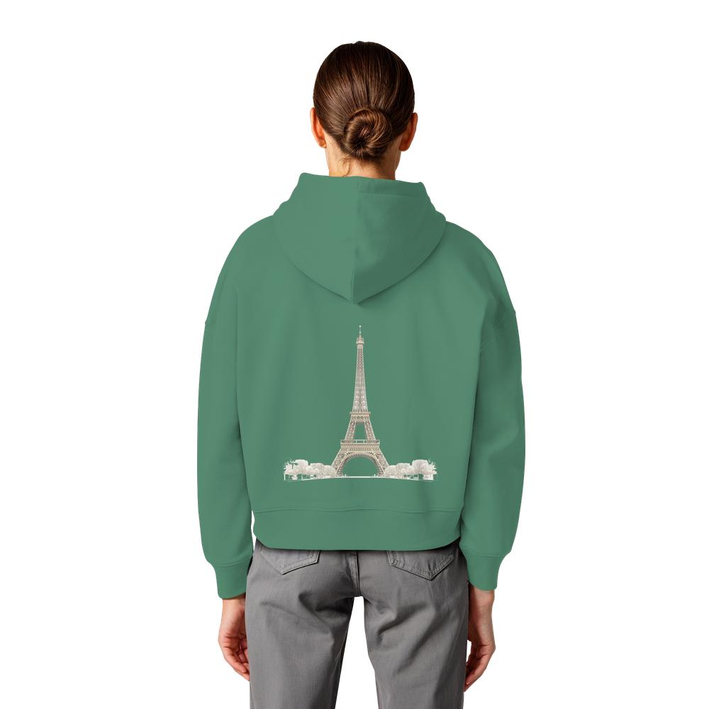 Hoodie - Paris - Womens Organic Boxcut Hoodie – Bild 40
