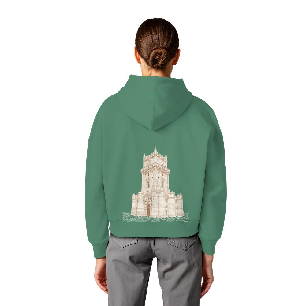 Hoodie - Lissabon - Womens Organic Boxcut Hoodie – Bild 40