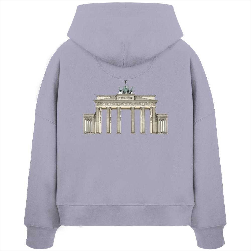 Hoodie - Berlin - Womens Organic Boxcut Hoodie – Bild 35