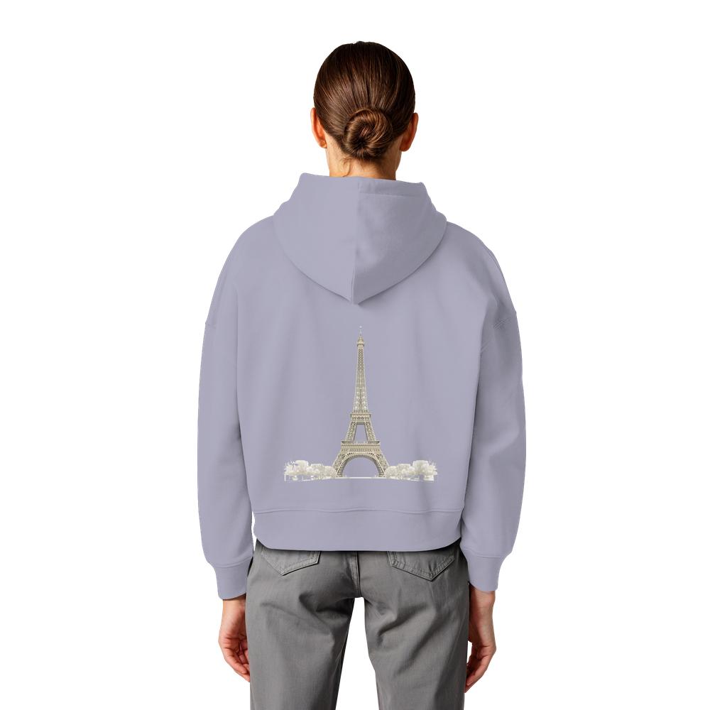 Hoodie - Paris - Womens Organic Boxcut Hoodie – Bild 36