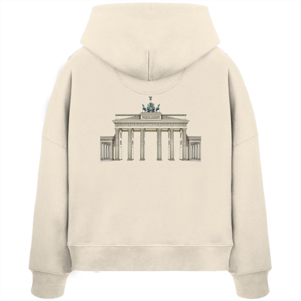 Hoodie - Berlin - Womens Organic Boxcut Hoodie – Bild 19