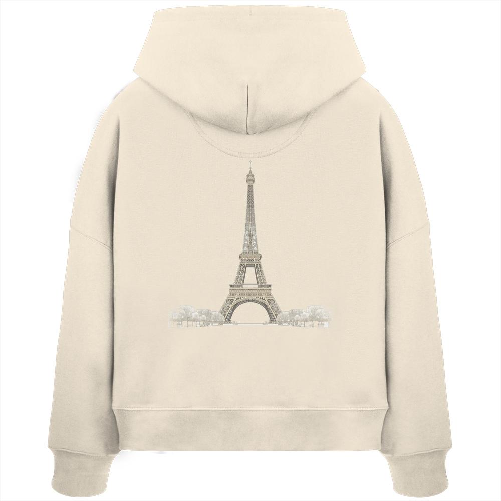 Hoodie - Paris - Womens Organic Boxcut Hoodie – Bild 19