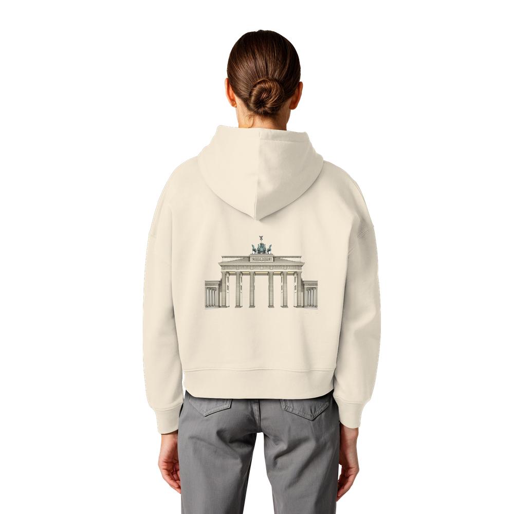 Hoodie - Berlin - Womens Organic Boxcut Hoodie – Bild 20