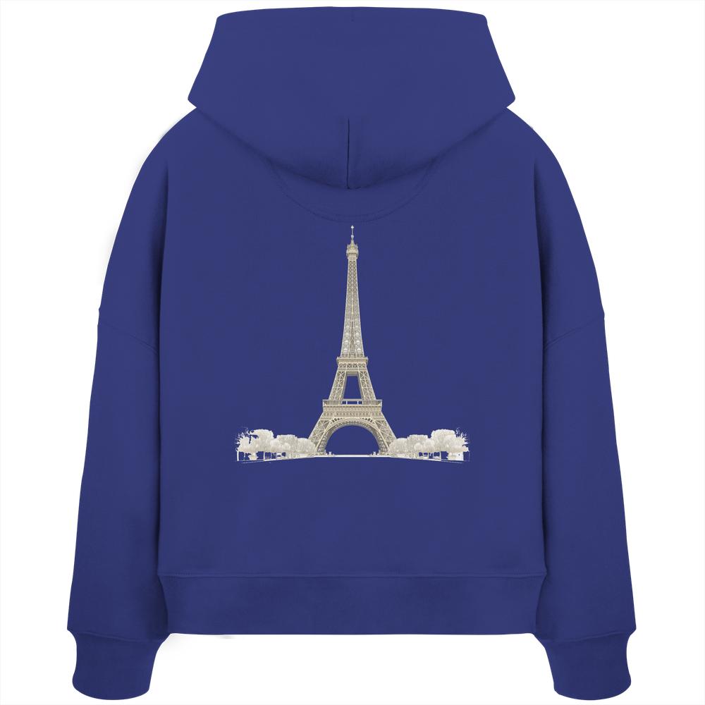 Hoodie - Paris - Womens Organic Boxcut Hoodie – Bild 32