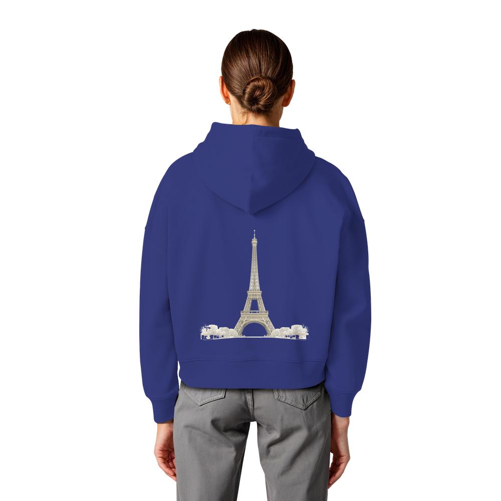 Hoodie - Paris - Womens Organic Boxcut Hoodie – Bild 29